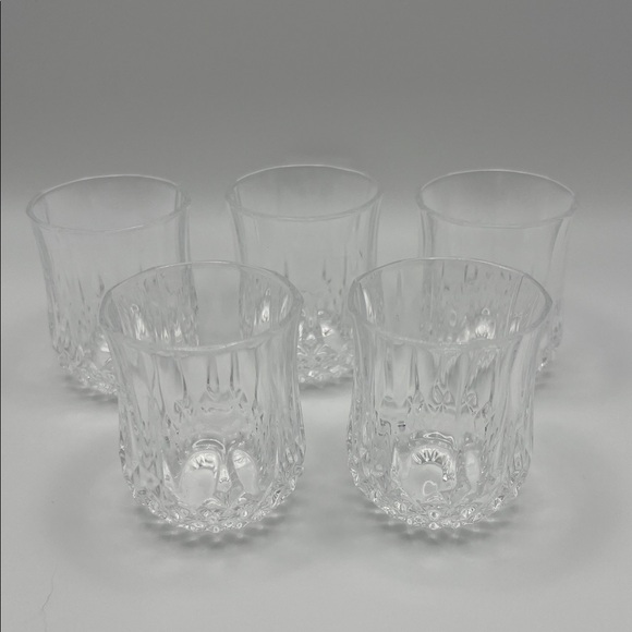 Longchamp Other - Cristal D'Arques Longchamp Vintage Crystal Shot Glasses - Set of 5